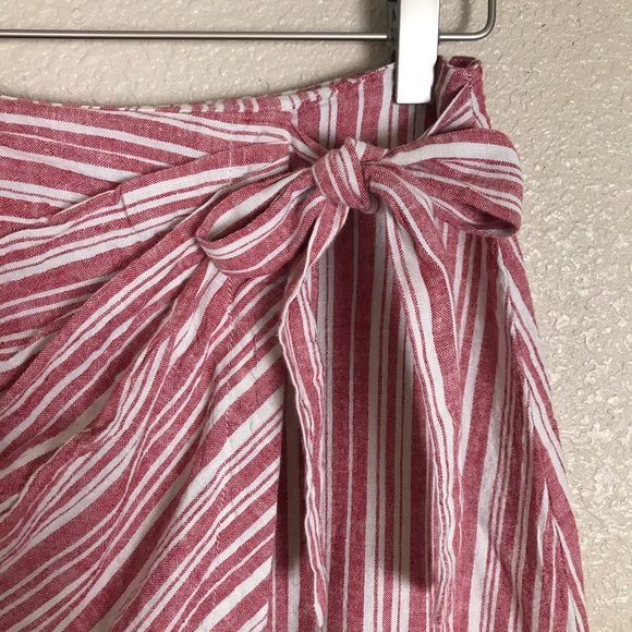 *MOVING SALE* BP Red and White Striped Skirt - Picture 3 of 5